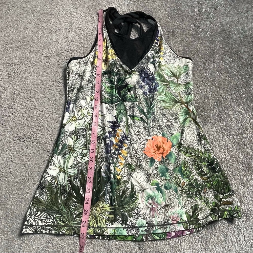 CALIA by Carrie Underwood Limited Ed. Fleuria Mesh Black Floral Women's Medium - Picture 4 of 7